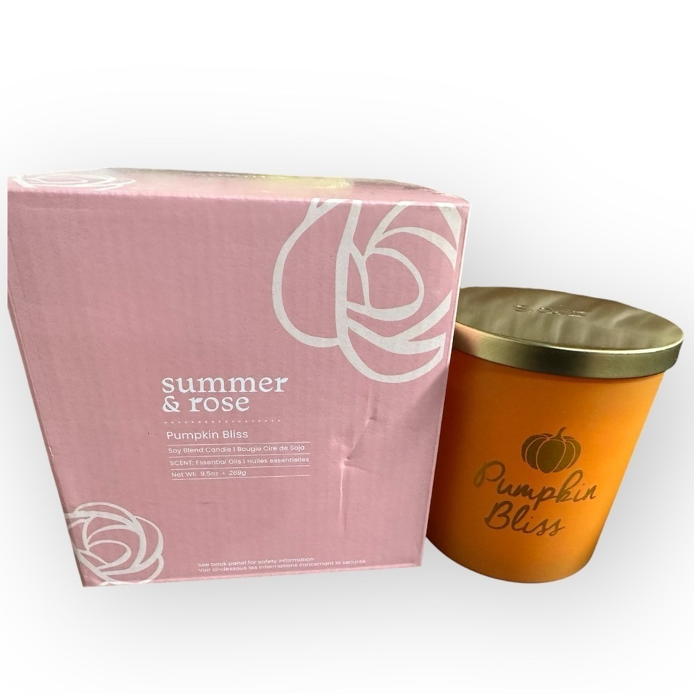 Summer & Rose Pumpkin Bliss Candle